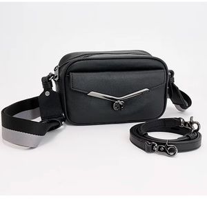 Botkier Valentina Mini Camera Crossbody Black Bag